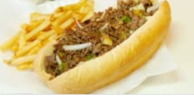 Order 11. Philly Cheese Steak with Fries and Soda food online from Crown Fried Chicken & Coffee Shop - 848 Nostrand Ave. store, Brooklyn on bringmethat.com