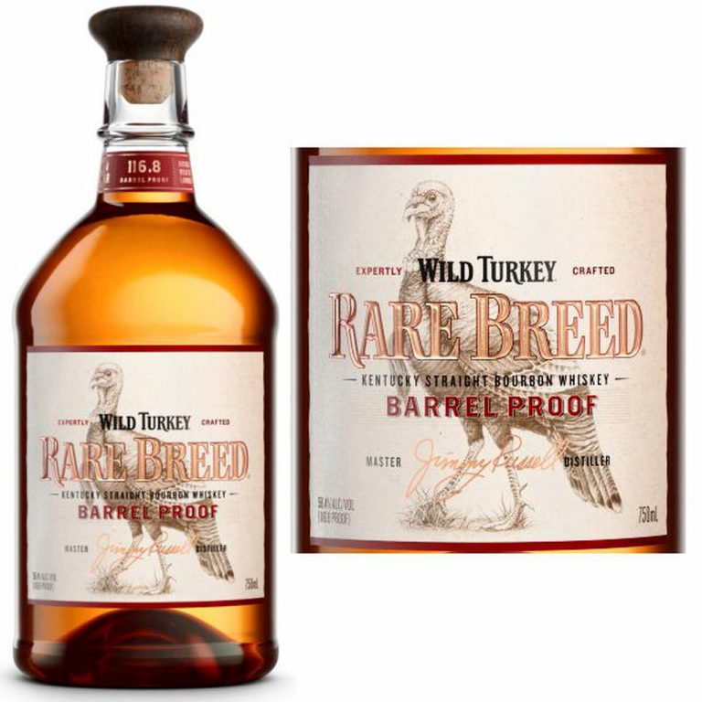 Order Rare Breed Kentucky Straight Rye Whiskey Barrel Proof By Wild Turkey 750Ml food online from Central Liquors store, Washington on bringmethat.com
