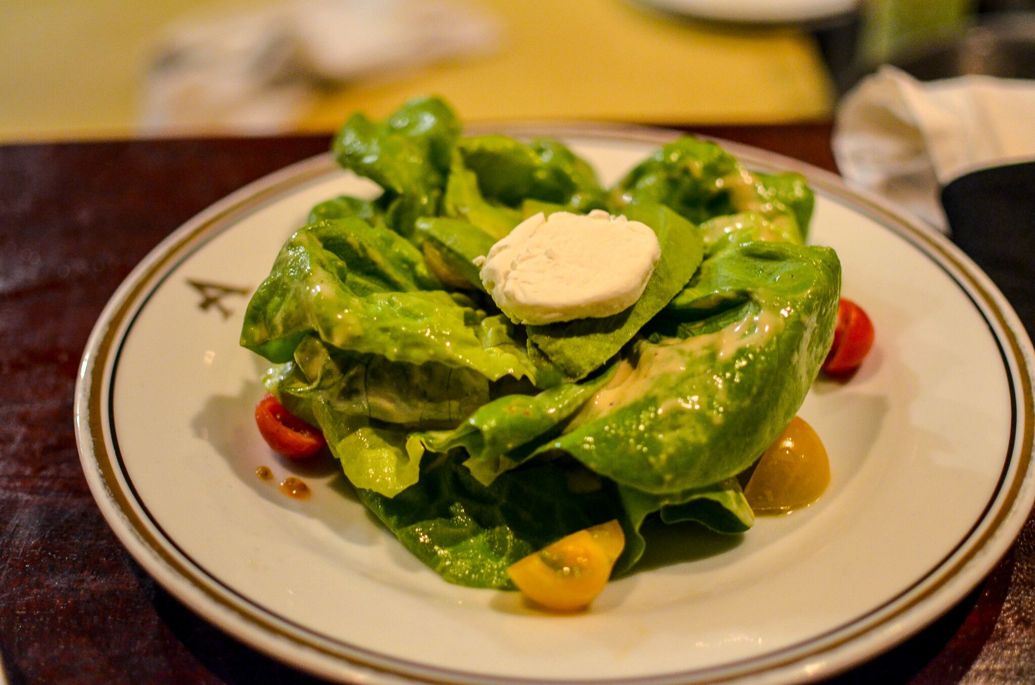 Order Bibb Lettuce and Ash Goat Cheese Salad food online from Arroyo Chop House store, Pasadena on bringmethat.com