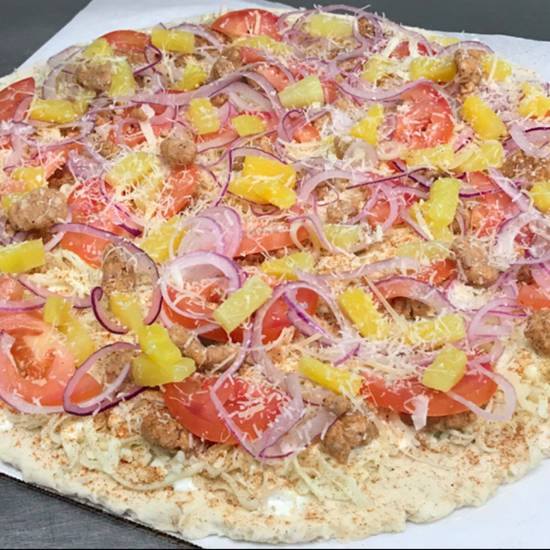 Order Sweet & Spicy Sausage Pizza food online from Valentino Gourmet store, Camarillo on bringmethat.com