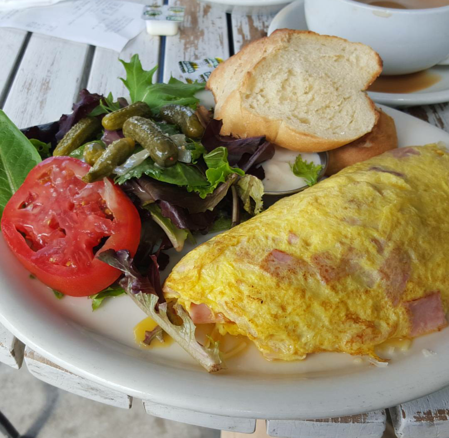 Order Fromage Omelette food online from Amandine Patisserie Cafe store, Los Angeles on bringmethat.com