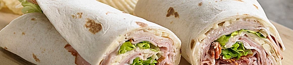 Order Turkey Club Wrap Special food online from Wonder Bagels store, Jersey City on bringmethat.com