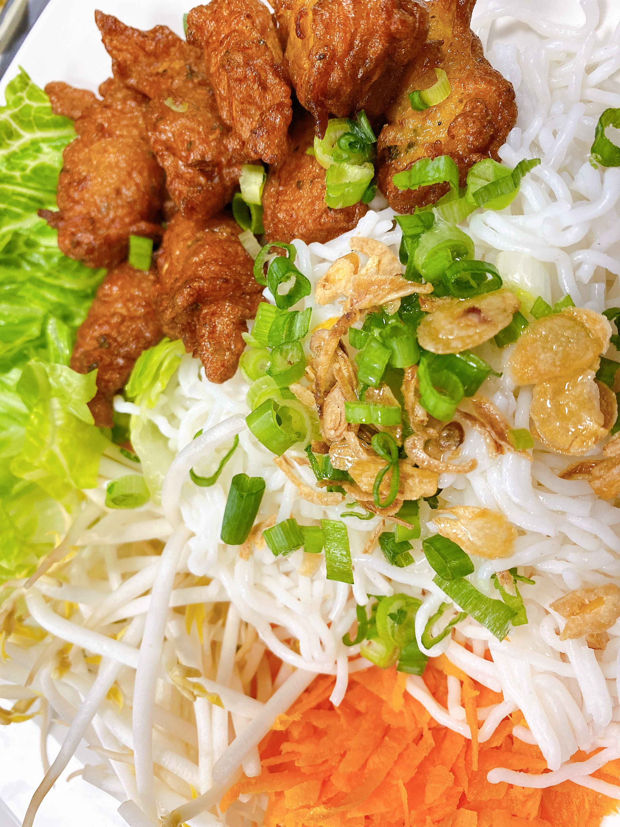 Order Fried fish cake with rice vermicelli  food online from Pho Ever store, Newark on bringmethat.com