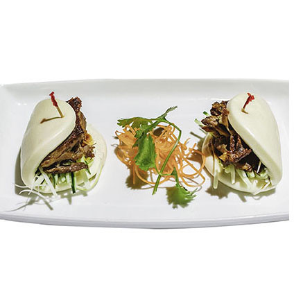 Order Crispy Duck Breast Buns food online from Sachi asian bistro store, New York on bringmethat.com