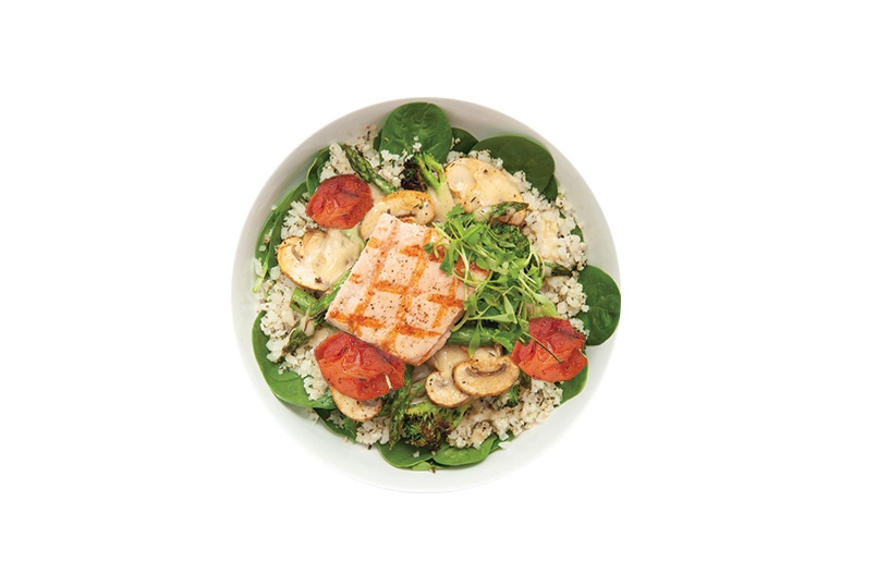 Order Salmon & Summer Vegetables food online from Protein Bar & Kitchen store, Chicago on bringmethat.com