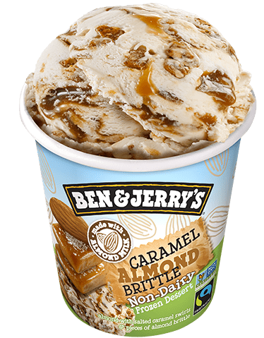 Order Caramel Almond Brittle (Non-Dairy) food online from Ben & Jerry store, Myrtle Beach on bringmethat.com