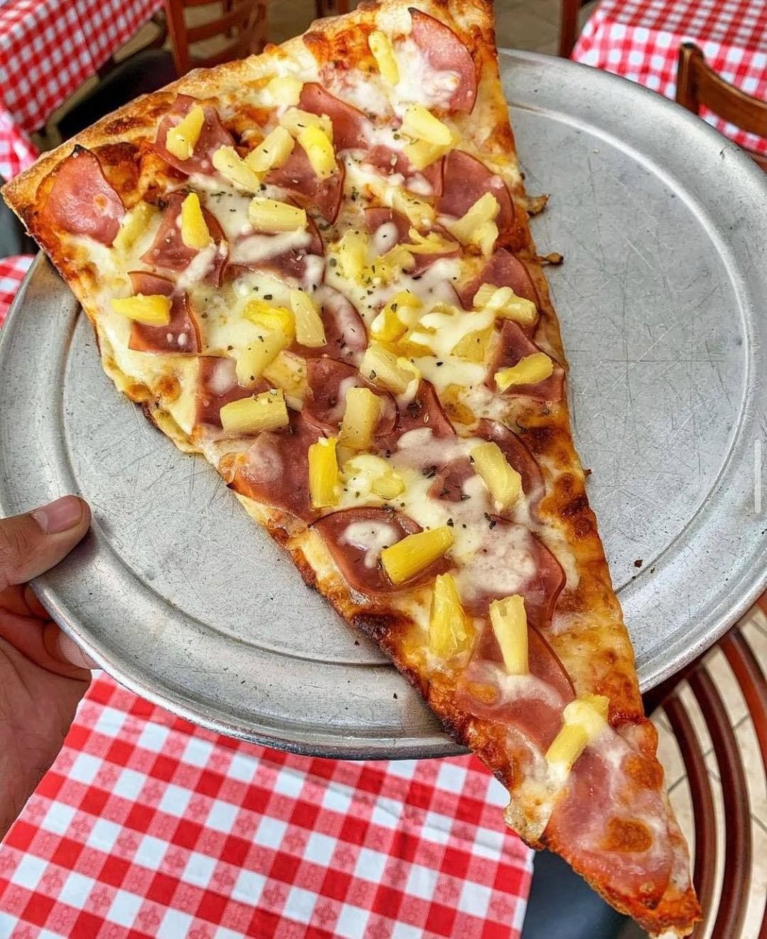 Order Hawaiian Pizza Slice - Slice food online from Two Guys Pizzeria store, Houston on bringmethat.com