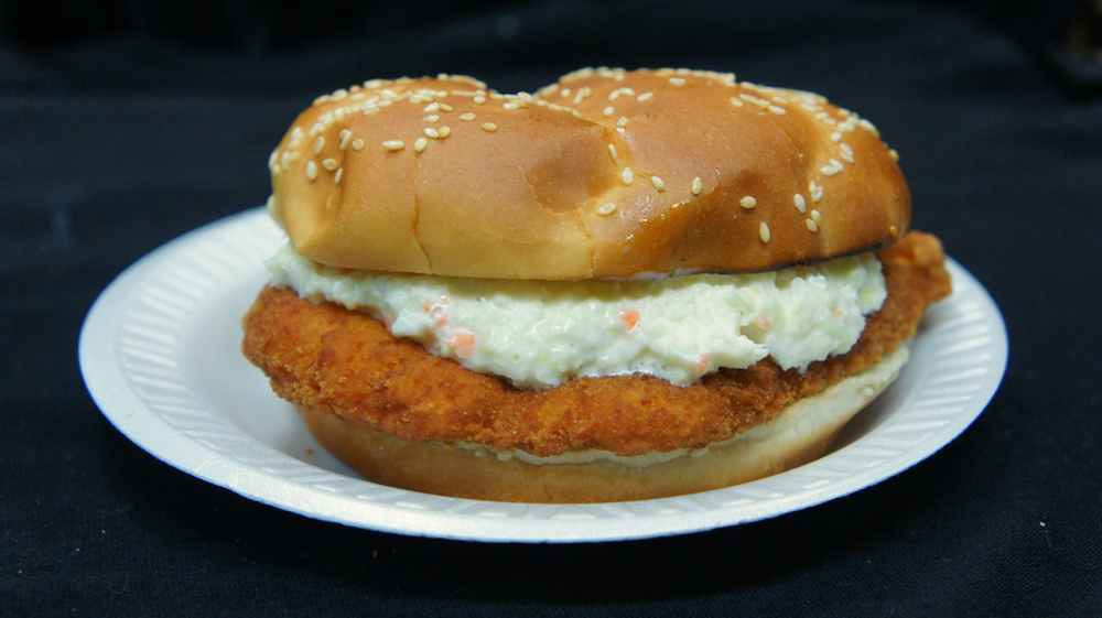 Order Deep Fried Breast of Chicken Sandwich food online from Cam Ham store, Huntington on bringmethat.com