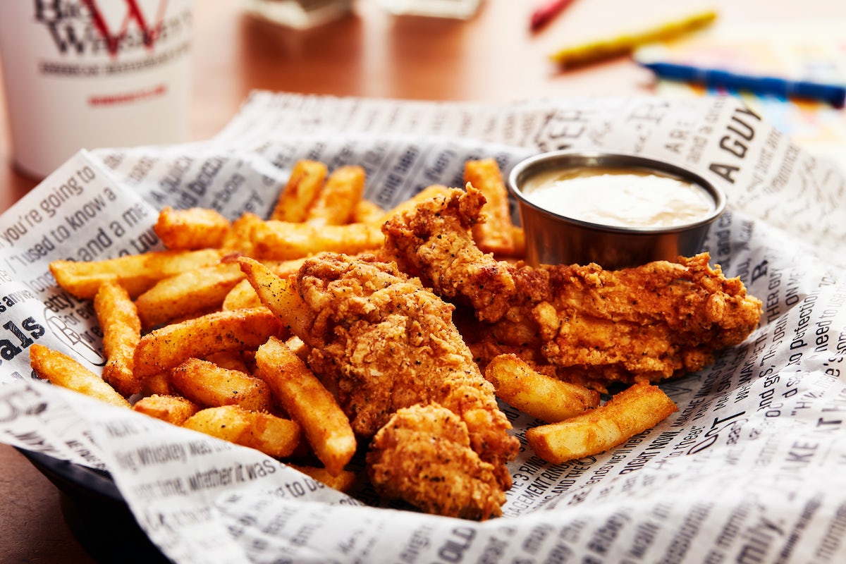 Order CHICKEN FINGERS food online from Big Whiskey's American Restaurant & Bar store, Springfield on bringmethat.com