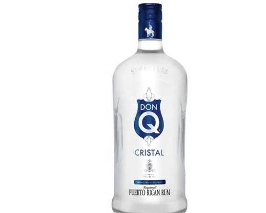 Order Don Q Cristal, 1.75L rum (40.0% ABV) food online from Cold Spring Liquor store, Liberty Hill on bringmethat.com