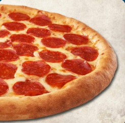 Order 1-Topping Godfather's Large Pizza food online from Huck store, Peoria on bringmethat.com