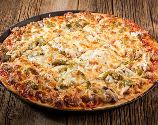 Order Fabulous Four Pizza food online from Rosati's Pizza - N. 116th St. store, Scottsdale on bringmethat.com