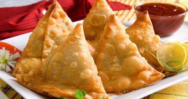 Order Vegetable Samosa (2) food online from Sonny Indian Kitchen store, Chatham on bringmethat.com