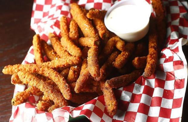 Order Fried Green Beans food online from Shaw Patio Bar & Grill store, Fort Worth on bringmethat.com