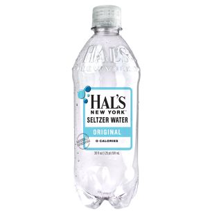Order Hal's New York Seltzer Water Original 20oz food online from 7-Eleven store, Yonkers on bringmethat.com