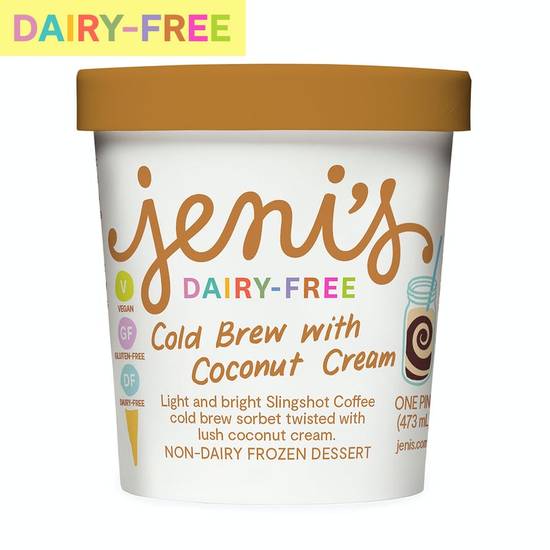 Order Cold Brew With Coconut Cream (DF) Pint food online from Jeni Splendid Ice Creams store, Washington on bringmethat.com