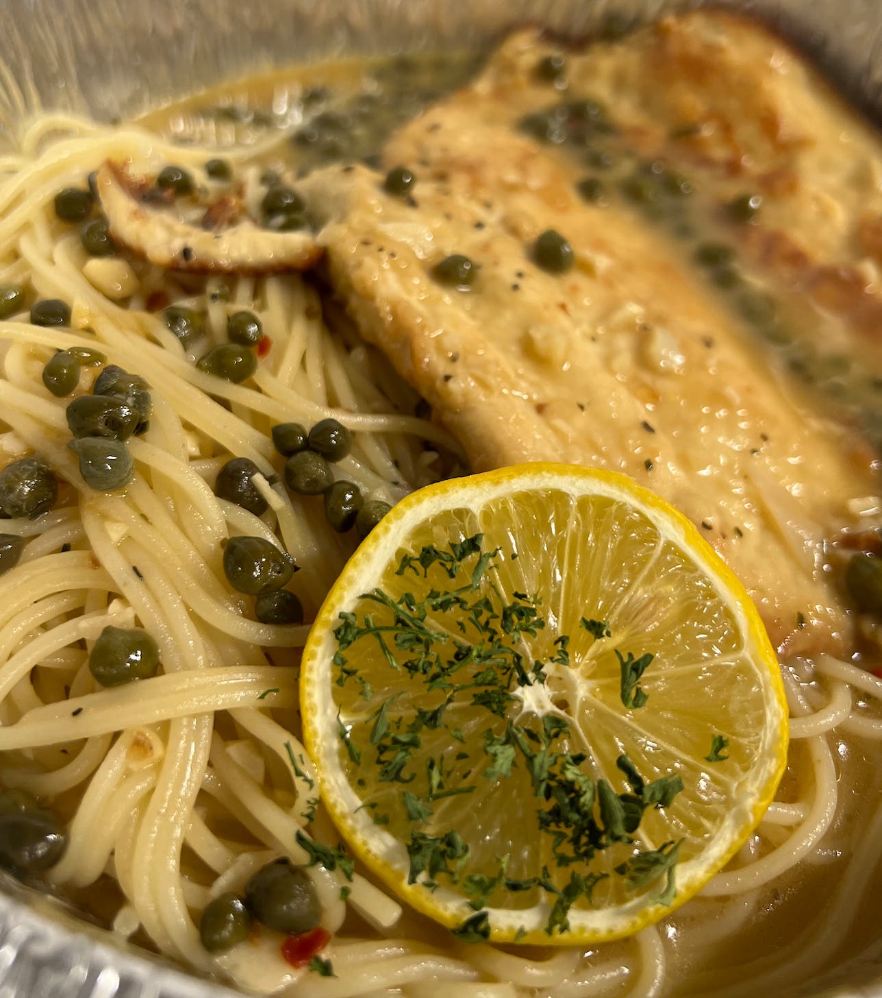 Order Chicken Piccata - Dinner food online from Napoli Pizza & Pasta store, Houston on bringmethat.com