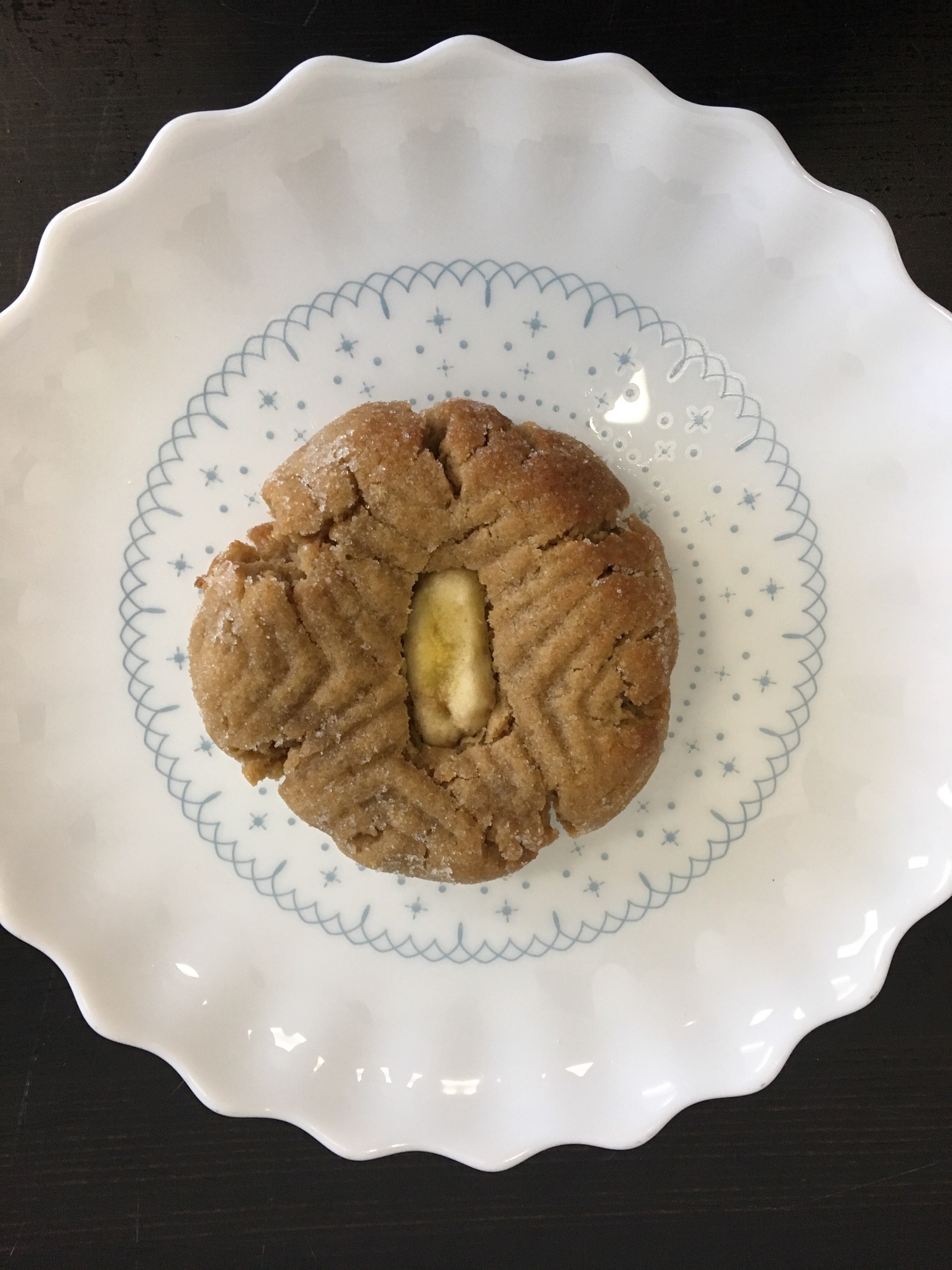 Order Peanut Butter Banana Cookie  food online from Matty J Bakery & Cafe store, Saline on bringmethat.com