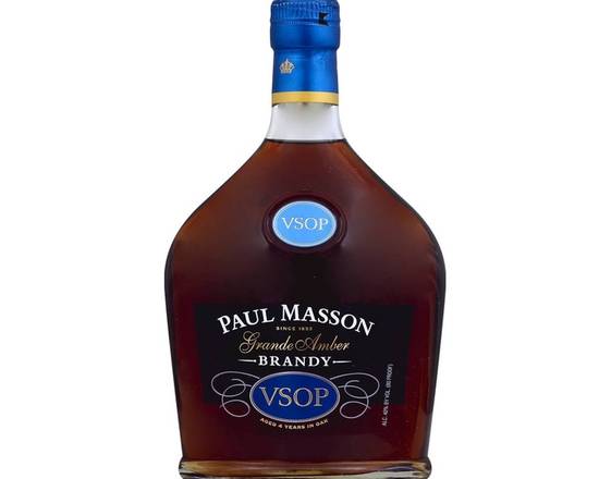 Order Paul Masson, VSOP Grande Amber Brandy · 750ML food online from House Of Wine store, New Rochelle on bringmethat.com