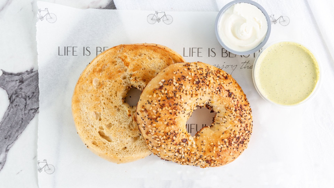 Order Everything Bagel food online from Bluetree Cafe store, Anaheim on bringmethat.com