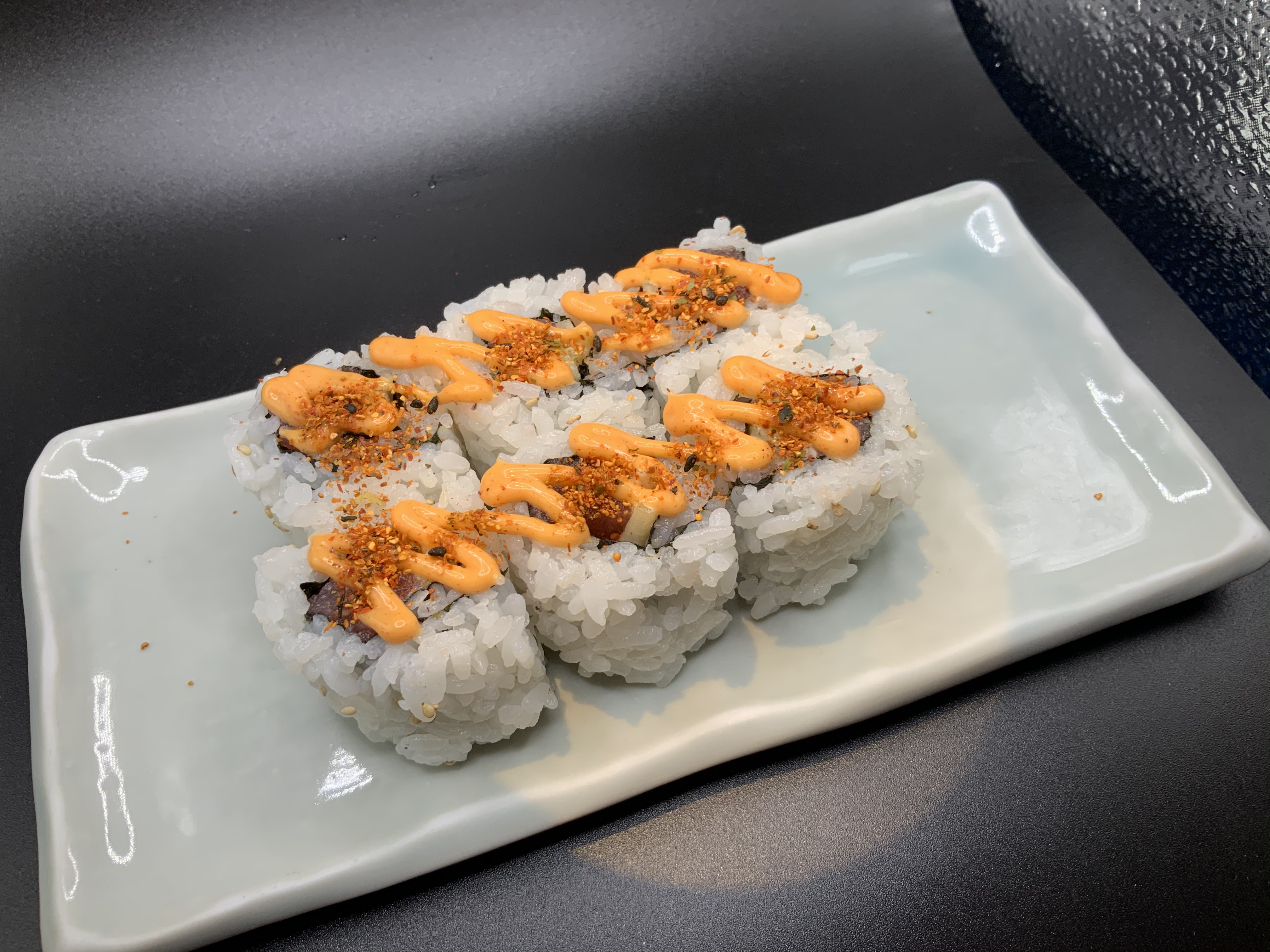 Order 6 Pieces Special Spicy Tuna Roll food online from Cocoro Japanese store, Chicago on bringmethat.com