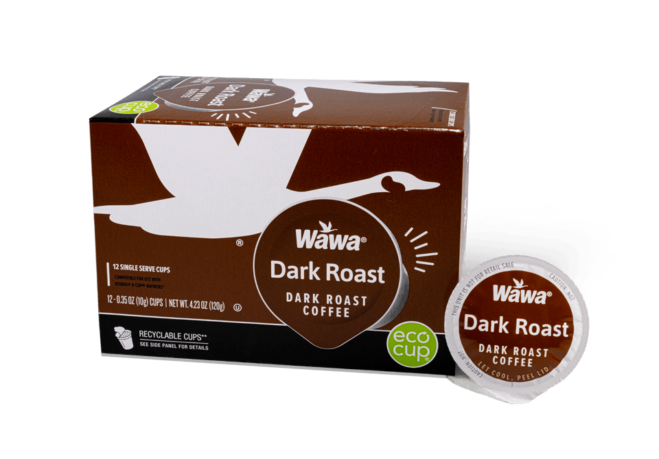 Order Wawa Single Brew Dark Roast Coffee 12 pk food online from Wawa store, Hatboro on bringmethat.com