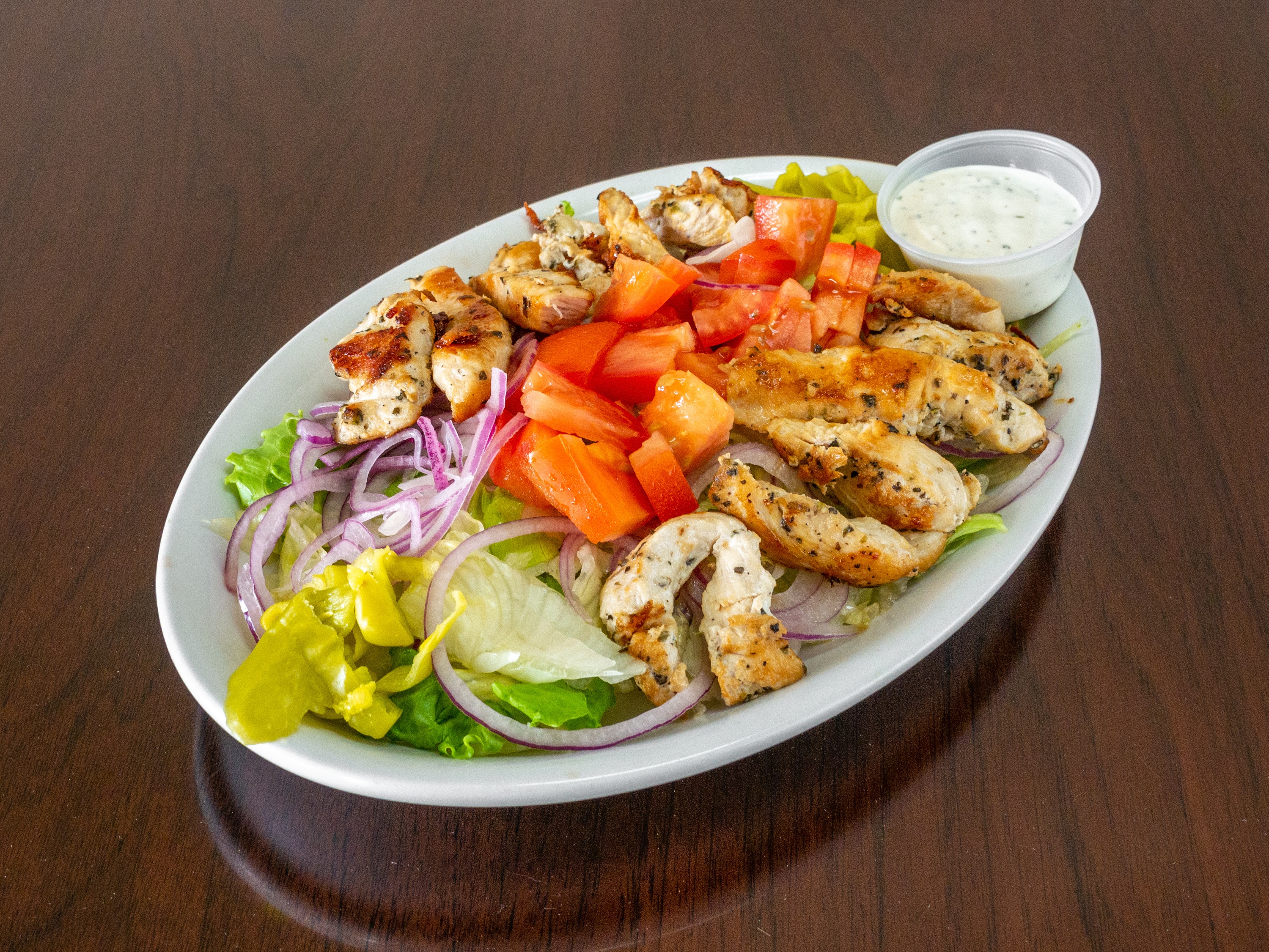 Order Chicken Salad food online from Joe's Pizza and Subs store, Santa Cruz on bringmethat.com
