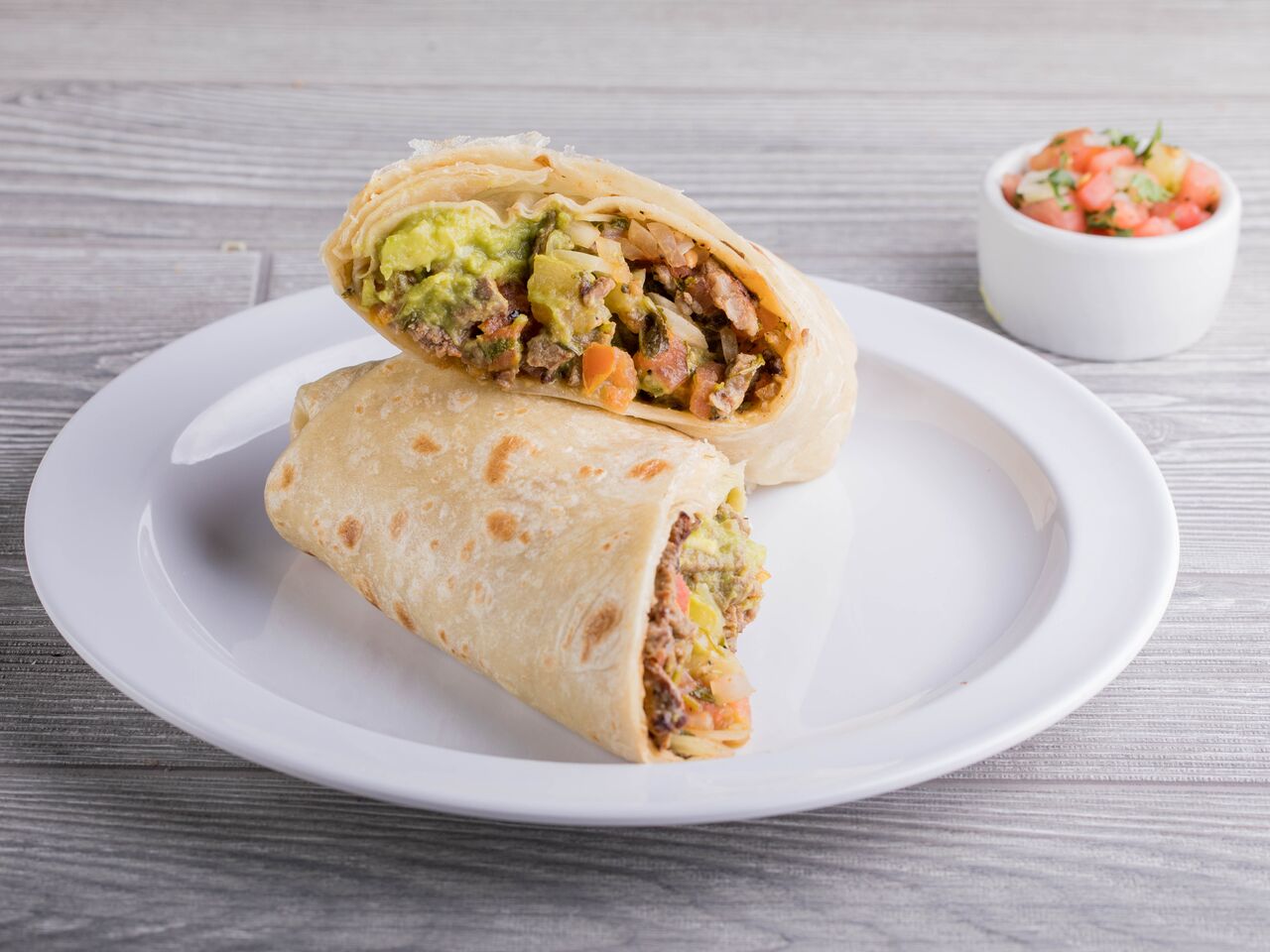 Order Carne Asada Burrito food online from Ray Mexican Restaurant store, San Diego on bringmethat.com