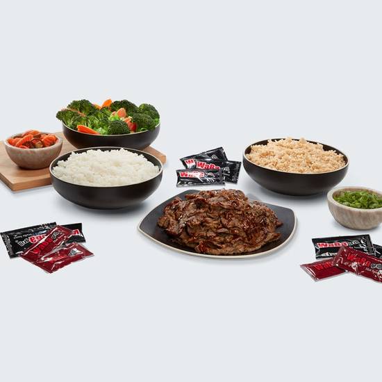 Order  Rib-Eye Steak Family Meal food online from Waba Grill store, Downey on bringmethat.com