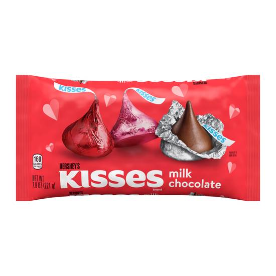 Order Hershey's Milk Chocolate Kisses - 7.8 oz food online from Rite Aid store, Indio on bringmethat.com