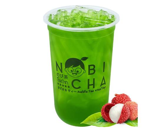 Order Lychee Green Tea food online from Nobi Cha Bubble Tea store, Atlanta on bringmethat.com
