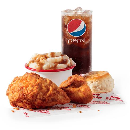 Order 2 pc. Breast & Wing Combo food online from Kfc store, Carlsbad on bringmethat.com