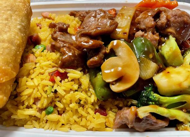 Order Beef with Garlic Sauce Combo food online from Sui Min House store, Paterson on bringmethat.com