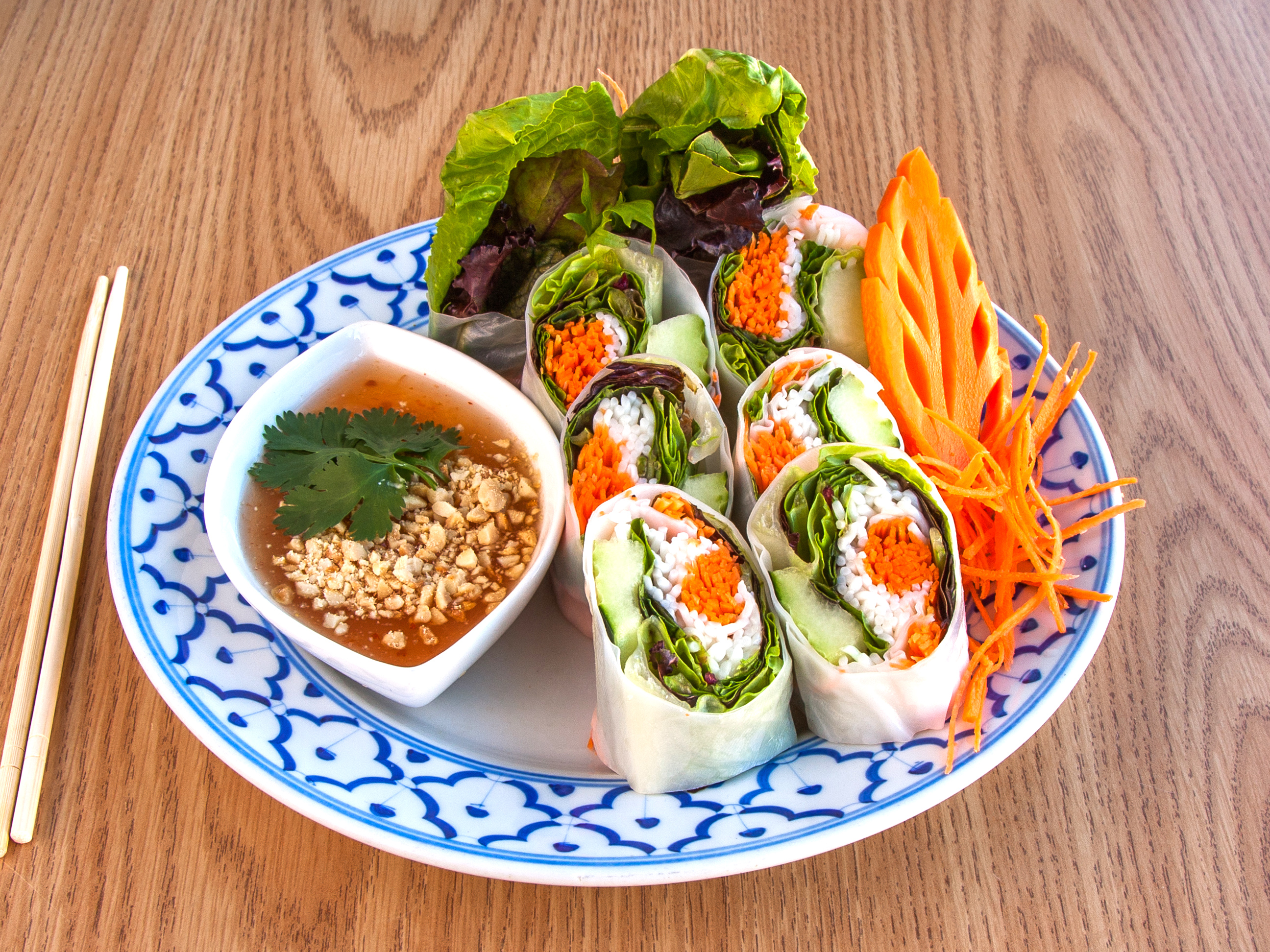 Order A12. Summer Roll food online from Fine thai store, Brookfield on bringmethat.com