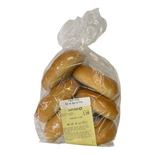 Order Bagels Plain (6 ct) food online from Safeway store, Rehoboth Beach on bringmethat.com