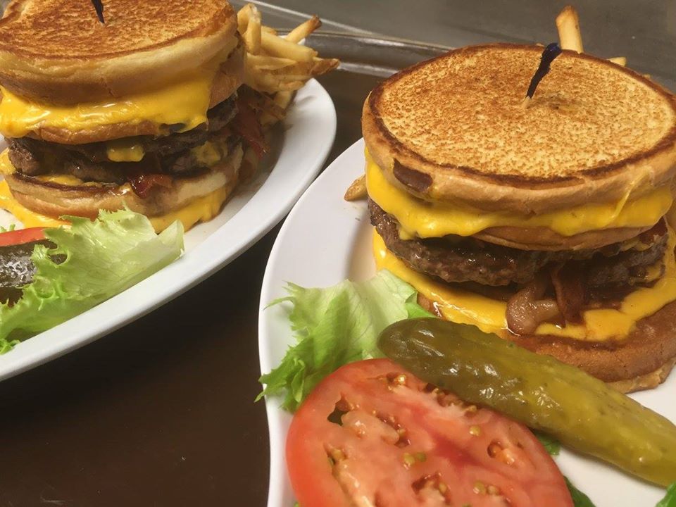 Order Grilled Cheese Double Cheeseburger food online from Jedi Restaurant store, Oak Lawn on bringmethat.com