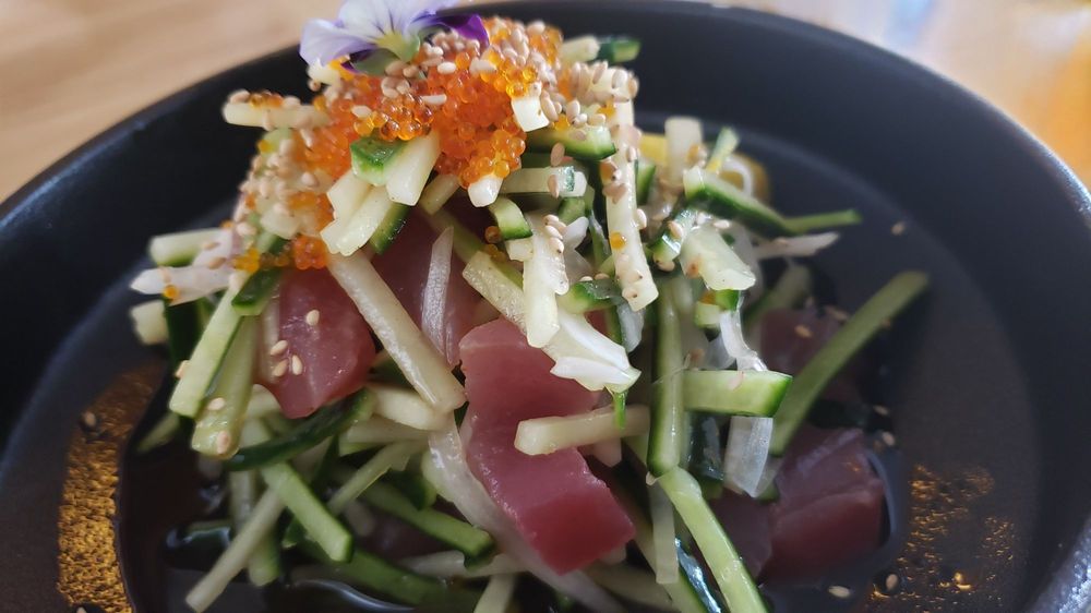 Order Tuna Poke Salad food online from Zaoh Restaurant store, San Francisco on bringmethat.com