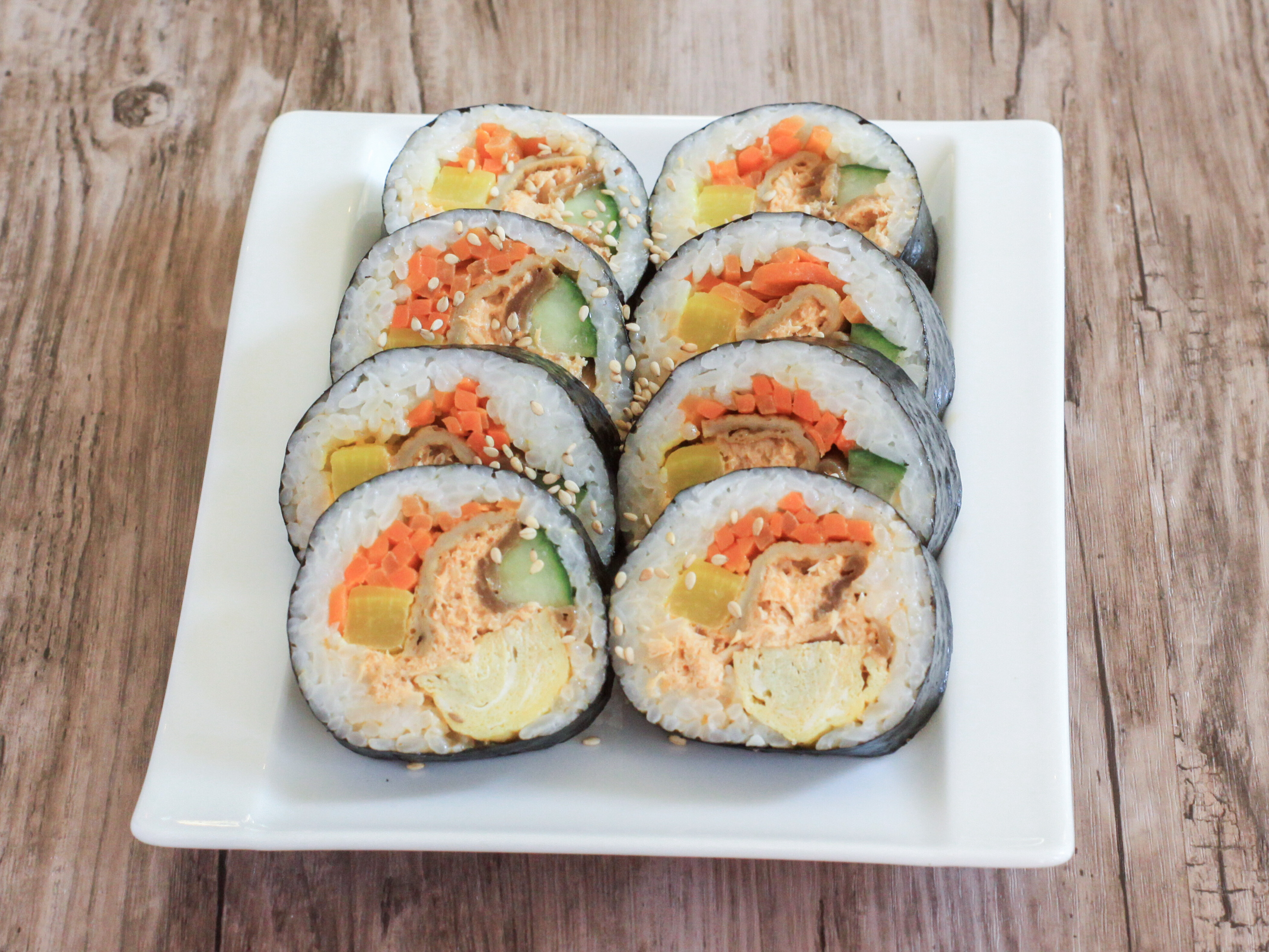 Order Tuna Mayo Kimbap food online from Spoon House store, Champaign on bringmethat.com