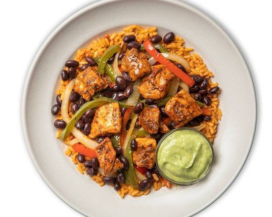 Order Chicken Burrito Bowl with Avocado Salsa (Large)  food online from Snap Kitchen store, Dallas on bringmethat.com