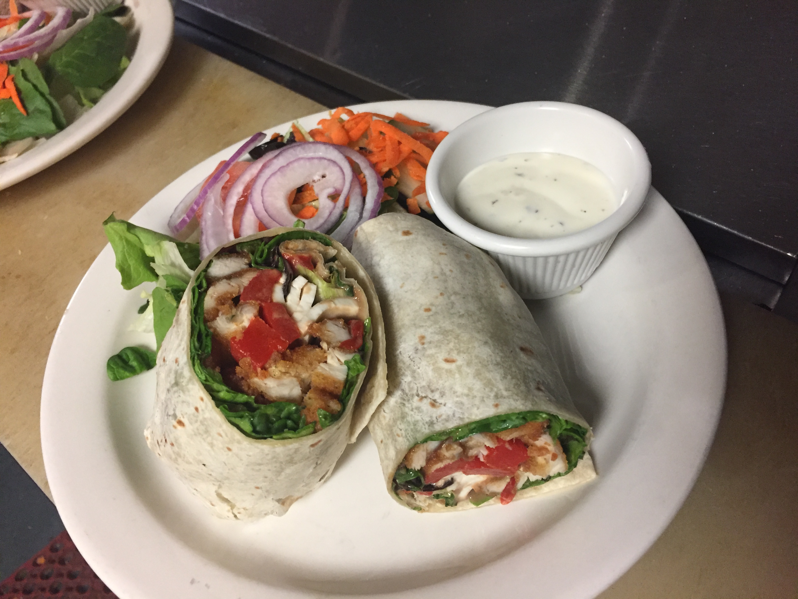 Order Crispy Chicken Wrap food online from Tre Colore store, Middletown on bringmethat.com