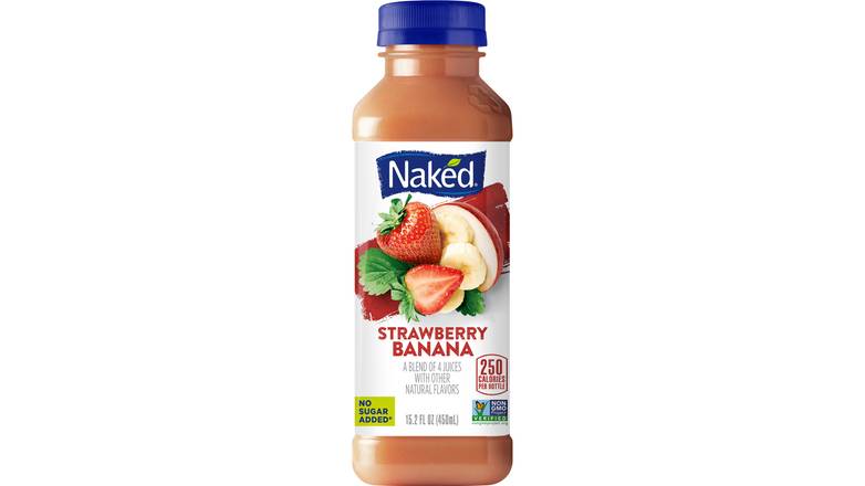 Order Naked Juice Fruit Smoothie, Strawberry Banana food online from Exxon Constant Friendship store, Abingdon on bringmethat.com