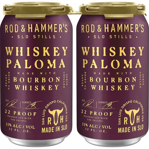 Order ROD & HAMMER WHIS PALOMA 4PKC (4PKC 12 OZ) 141467 food online from Bevmo! store, San Diego on bringmethat.com