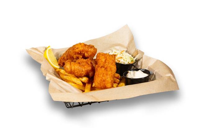 Order Beer Battered Fish 'N' Chips food online from The Greene Turtle  store, Gambrills on bringmethat.com