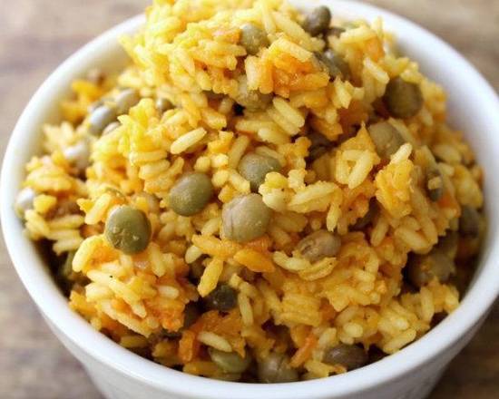 Order Rice with Pigeon Peas ( Arroz con Gandules ) food online from Mofongos store, Trenton on bringmethat.com