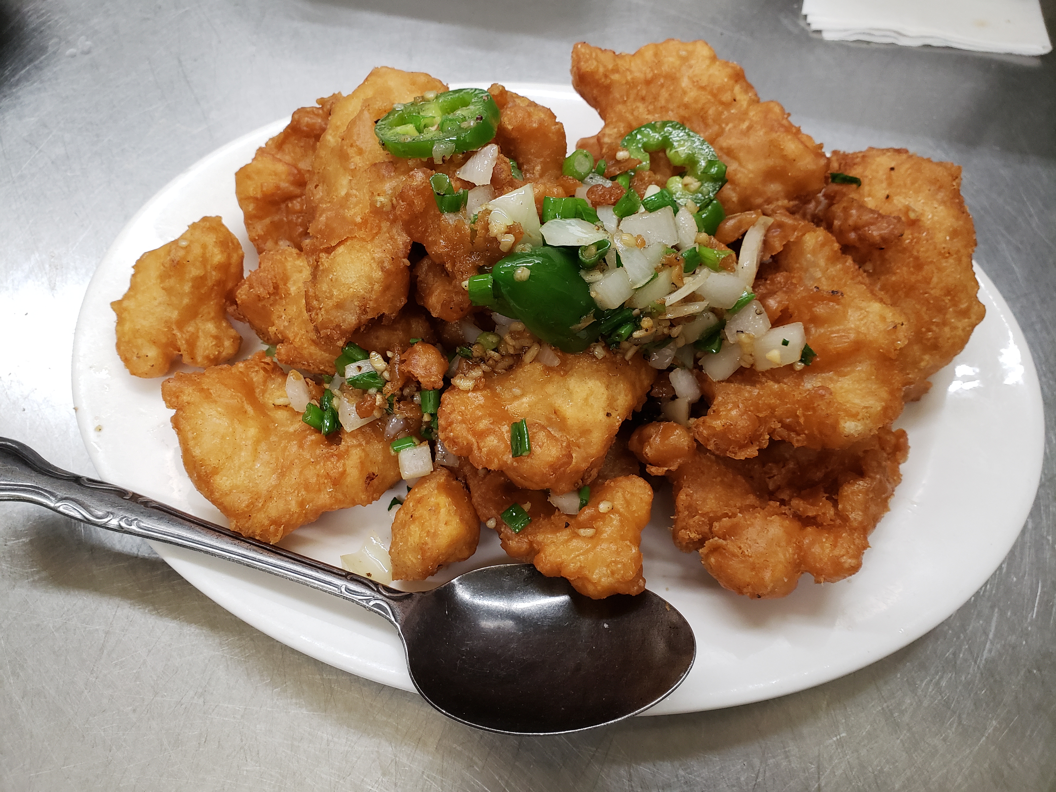 Order 99. Fish Fillet with Spicy Salt food online from Dragon King Restaurant store, Canoga Park on bringmethat.com