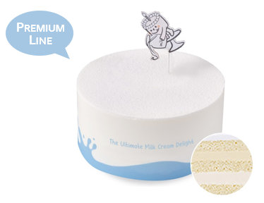 Order Premium Milk Cream Vanilla Mousse Cake #1 food online from Tous Les Jours store, Natick on bringmethat.com