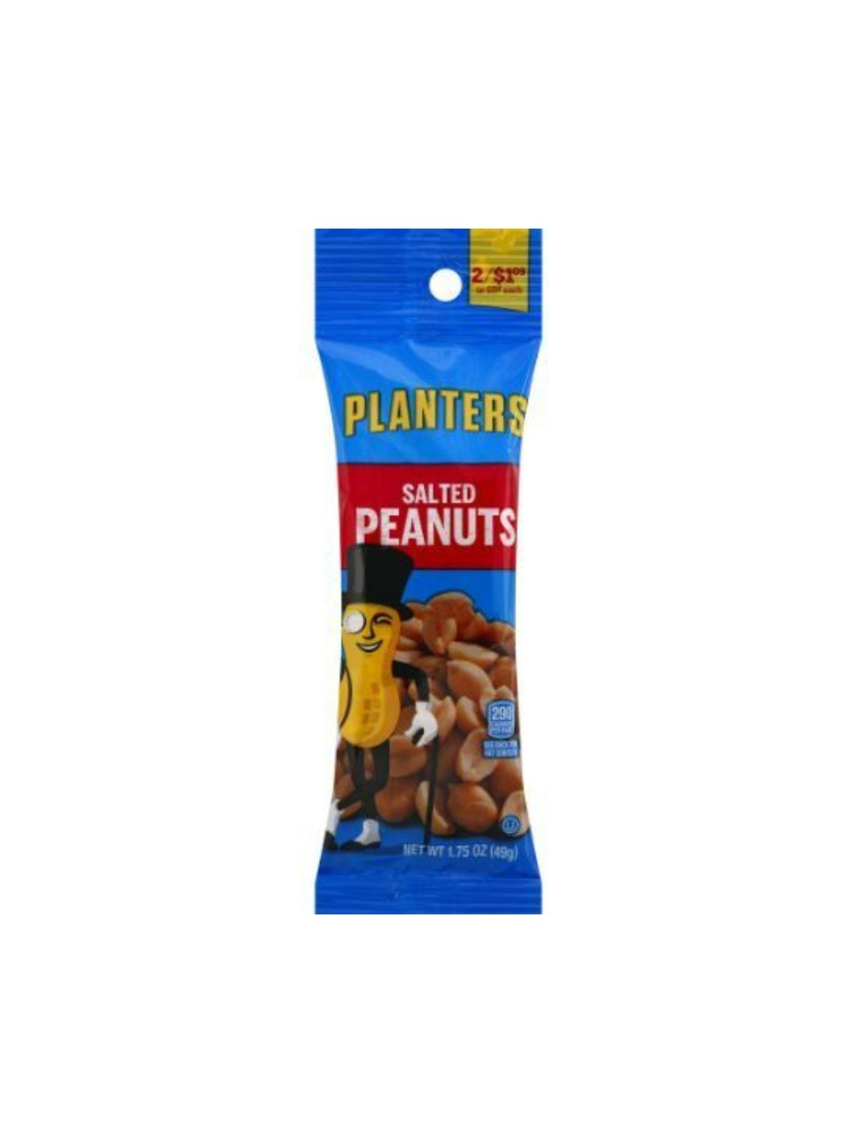 Order Planters Salted Peanuts (1.75 oz) food online from Stock-Up Mart store, Marietta on bringmethat.com