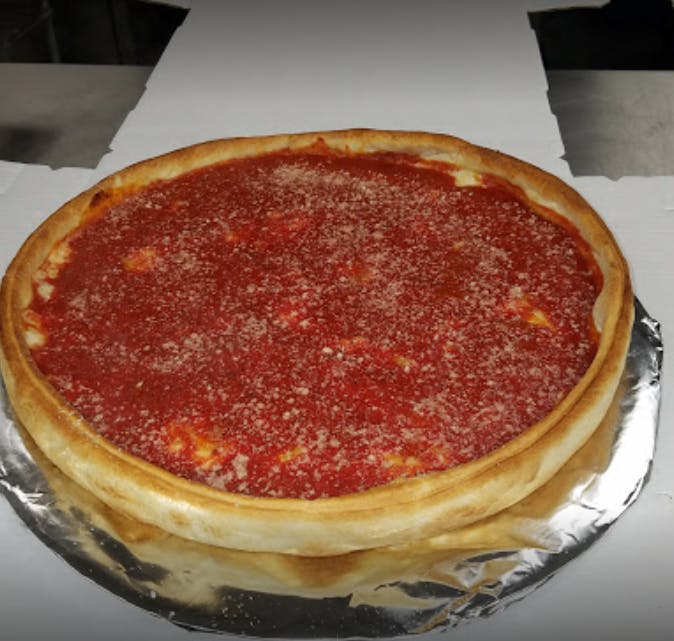 Order Pan Pizza - 14" food online from Andriano's Pizza store, Delmar on bringmethat.com