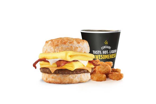 Order Monster Biscuit® Combo food online from Carl Jr store, Anaheim on bringmethat.com