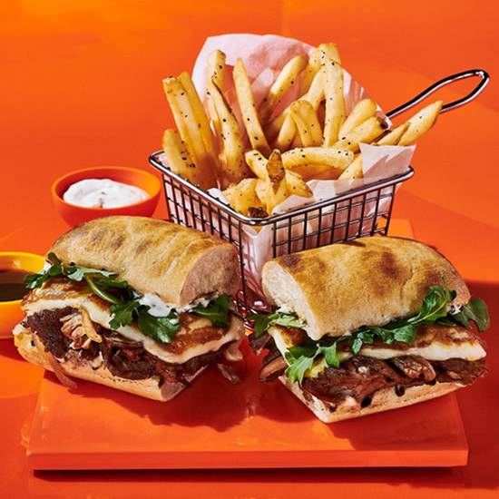 Order Not So French Dip food online from Dave & Buster store, Los Angeles on bringmethat.com
